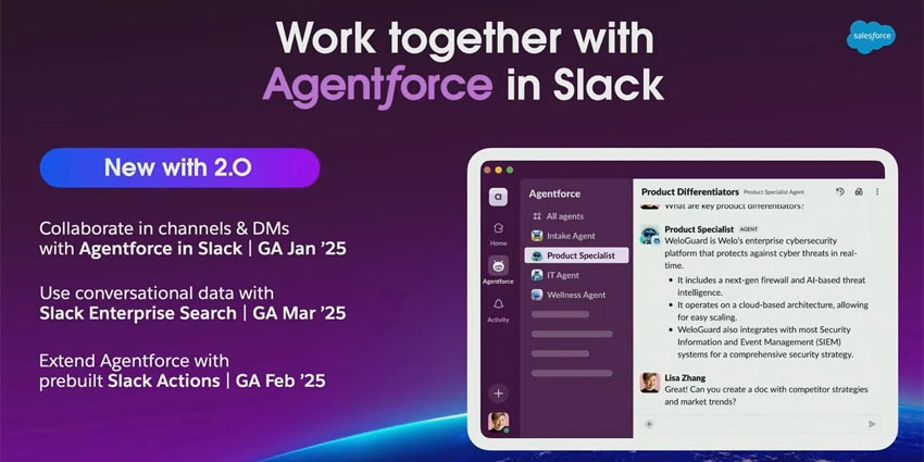 Slack Becomes the "Natural Place" for Agentforce