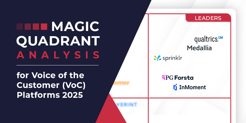 Gartner Magic Quadrant for Voice of the Customer (VoC) Platforms 2025: The Rundown