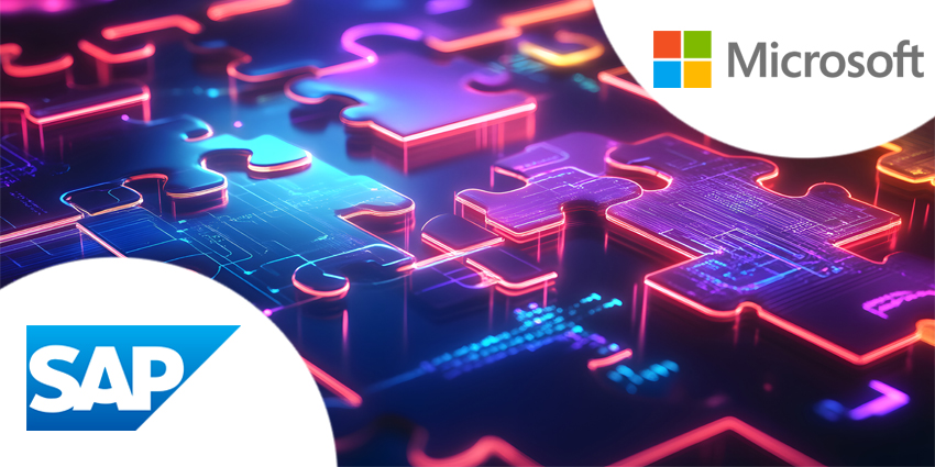 API integration concept with neon puzzle pieces interlocking on a futuristic digital background, emphasizing smooth connectivity and system interoperability